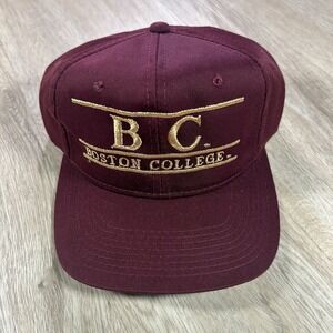 VTG Boston College Eagles Snapback Hat College The Game‎ Bar Line Maroon Cap